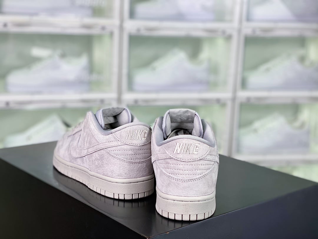 NK Dunk Low Camurça Cinza Partículas - Vista 3