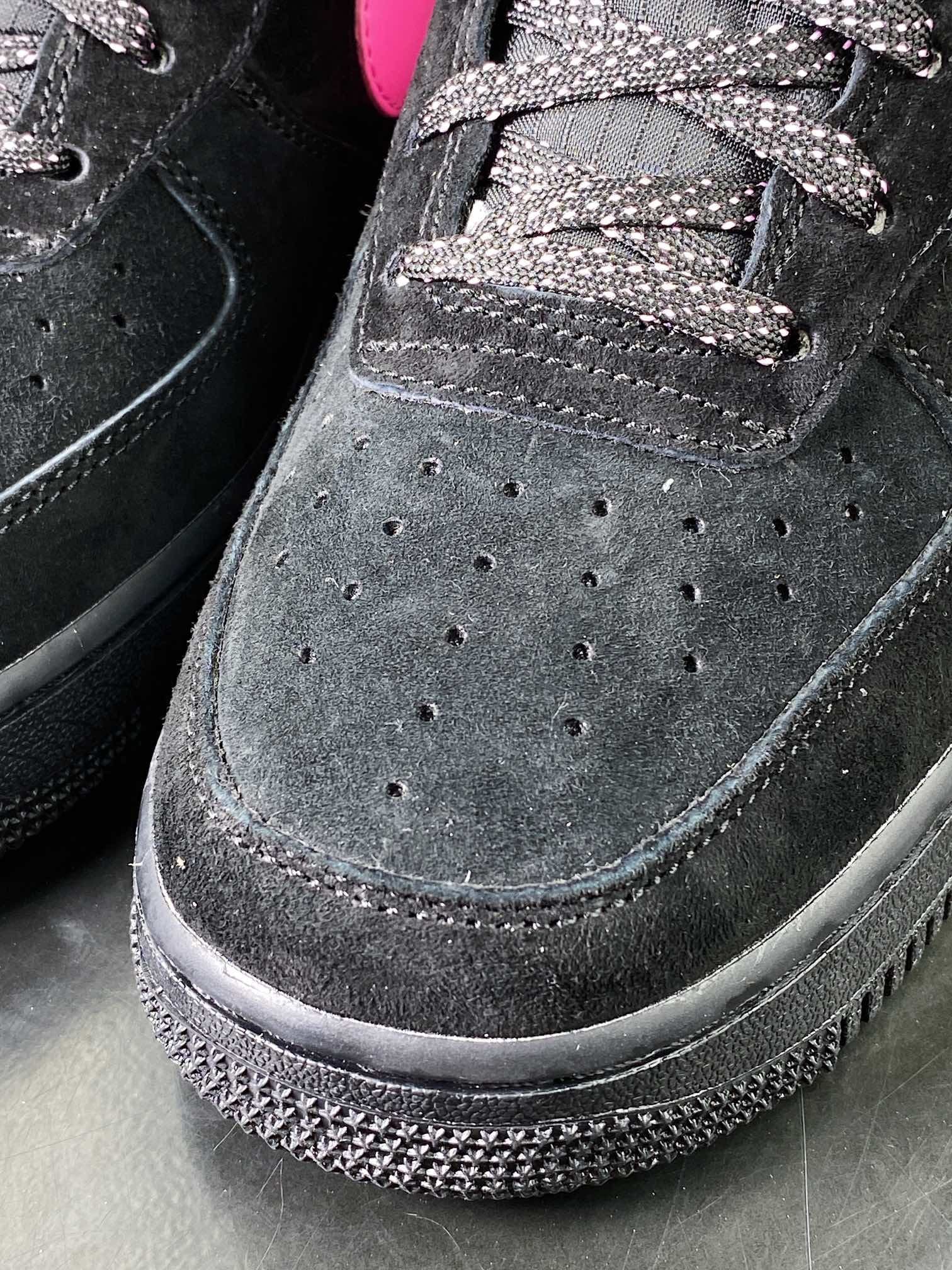 Nike Suede Preto, Rosa e Roxo - Vista 6