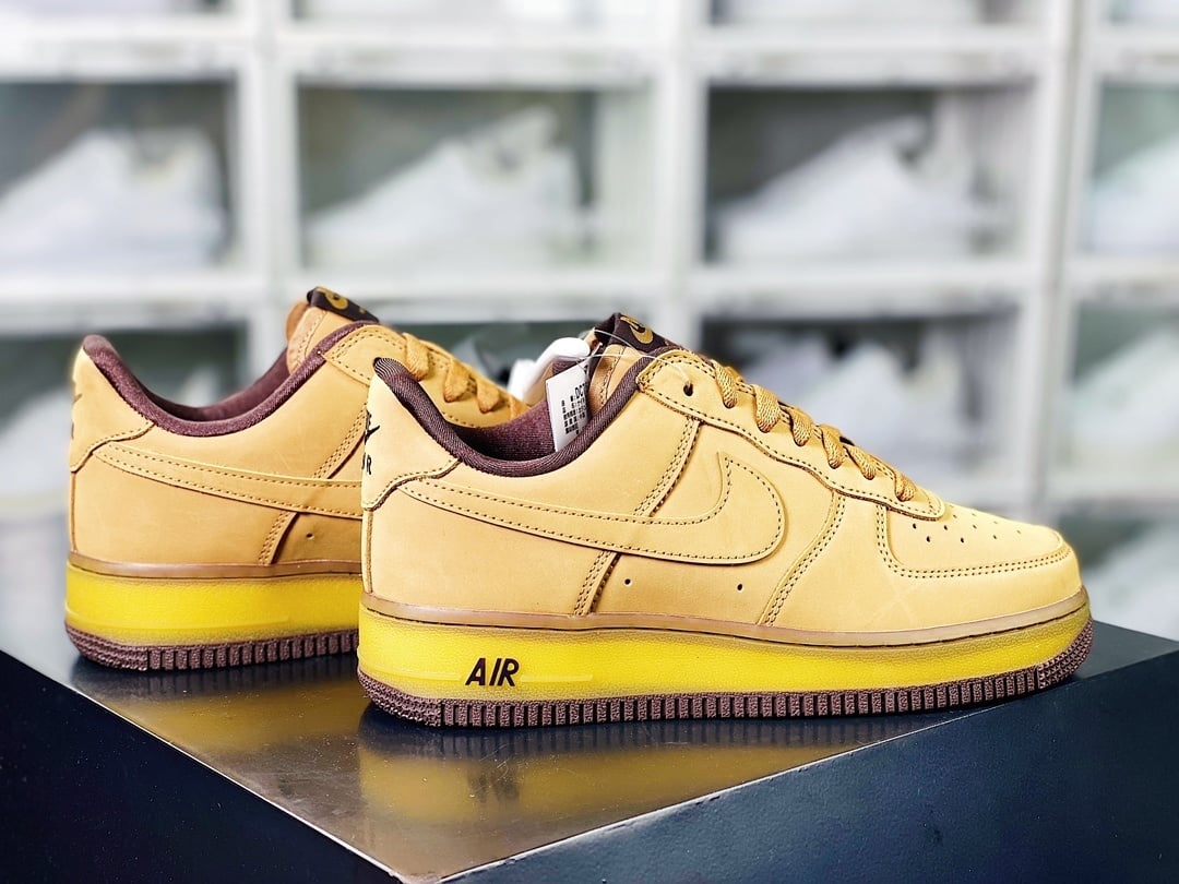 Nike Meia-Amarelo e Moca Semi-Transparente - Vista 3