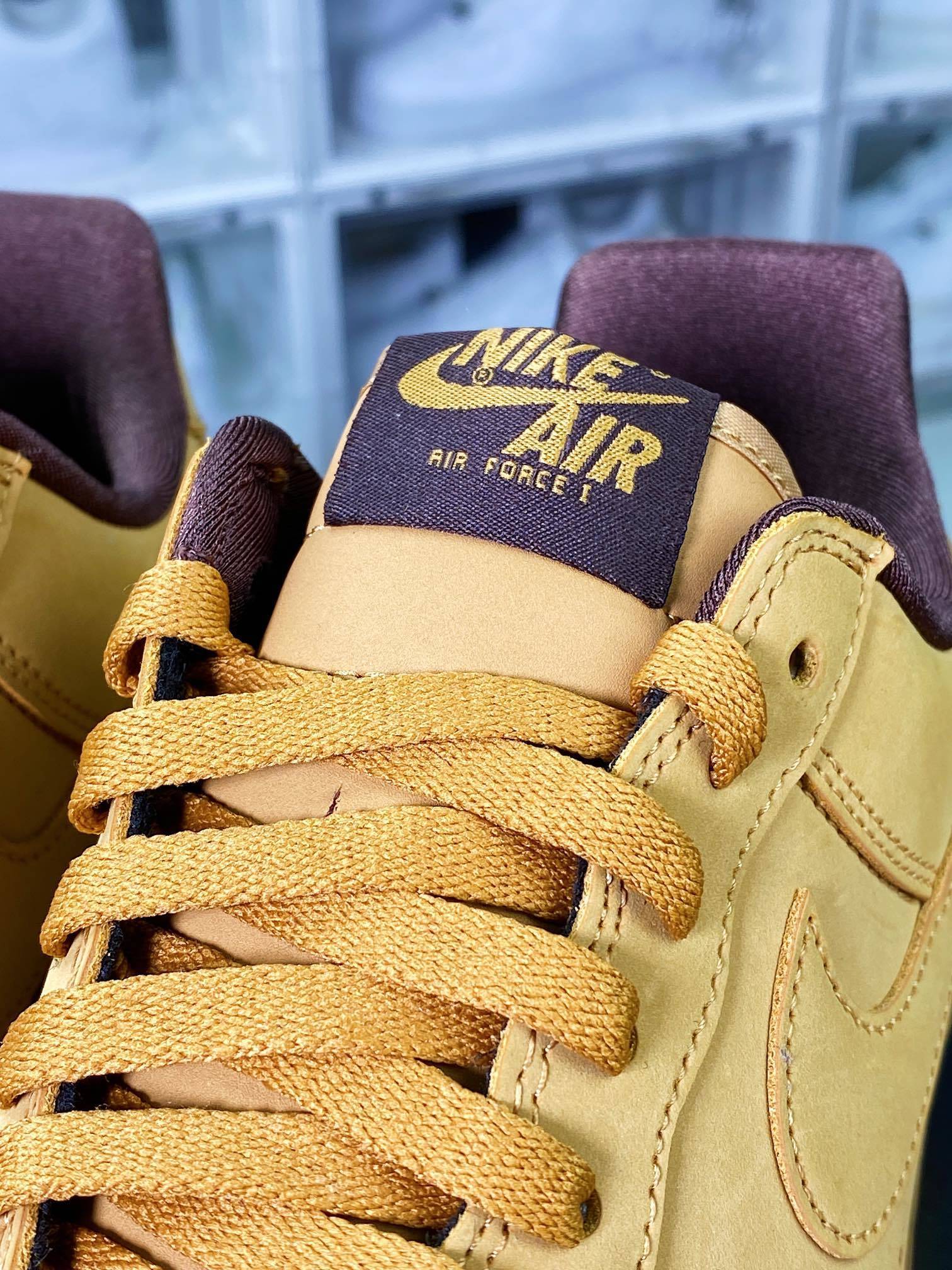 Nike Meia-Amarelo e Moca Semi-Transparente - Vista 7