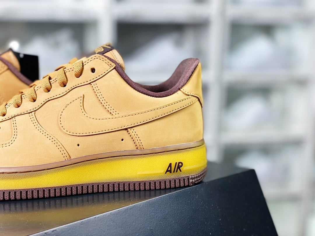 Nike Meia-Amarelo e Moca Semi-Transparente - Vista 9
