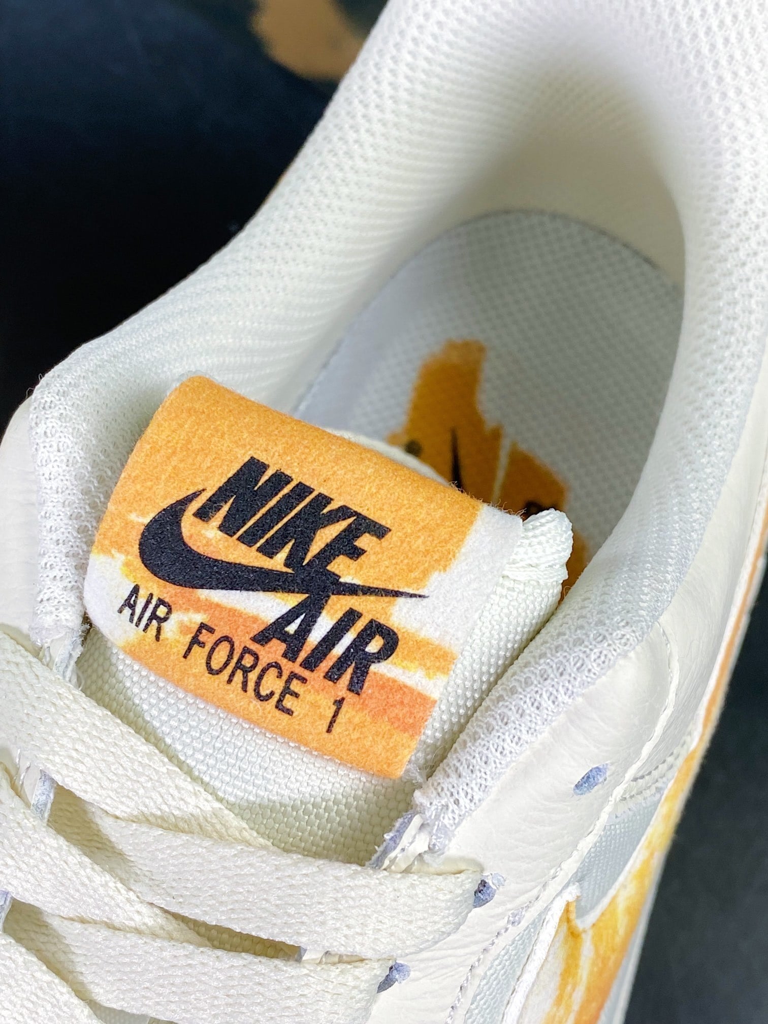 Nike Canvas Creme e Amarelo Tie-Dye - Vista 7