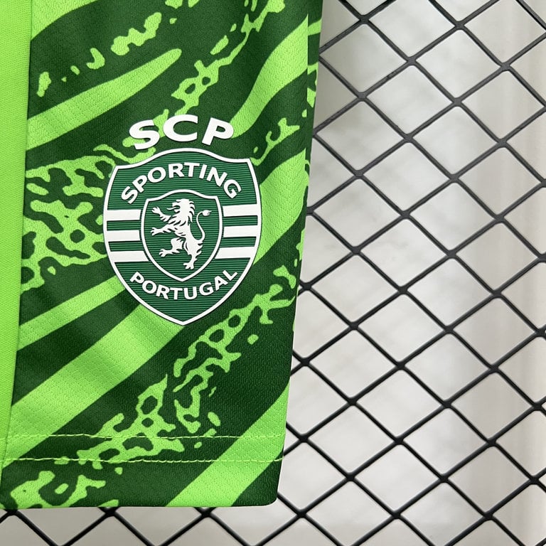 Kit Criança Guarda-Redes Sporting CP 2025/26 - Verde - Vista 4