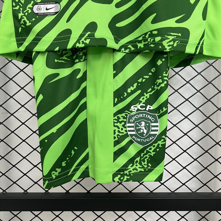 Kit Criança Guarda-Redes Sporting CP 2025/26 - Verde - Vista 5
