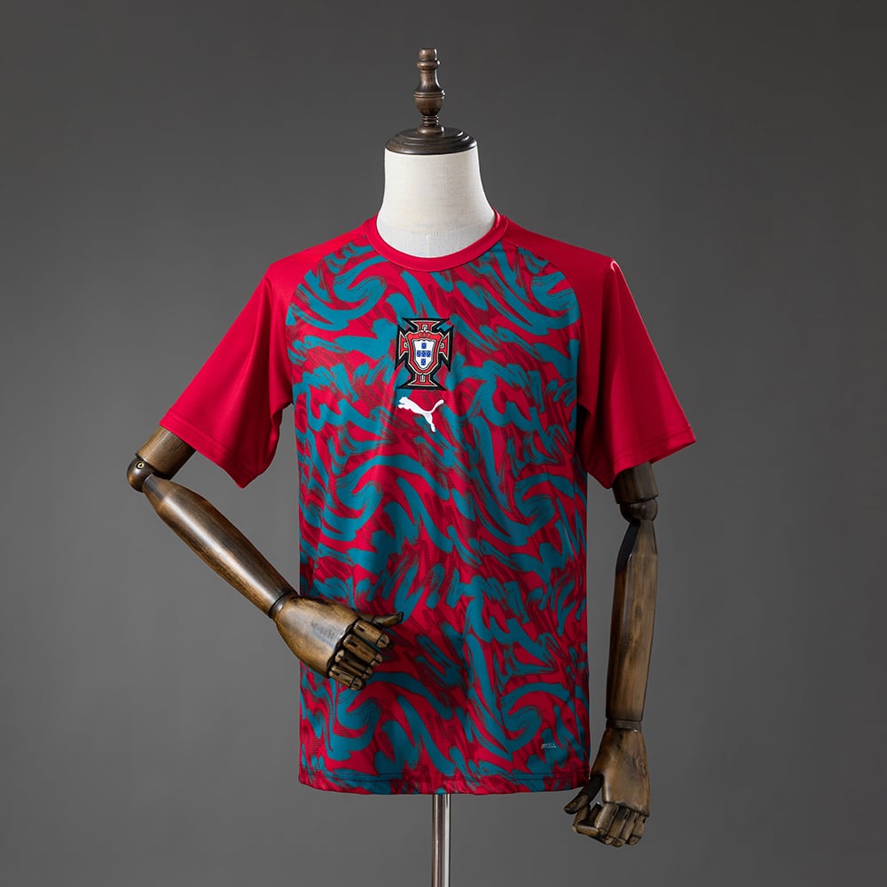 Camisola Warmup Portugal Vermelho 2026 - Vista 1