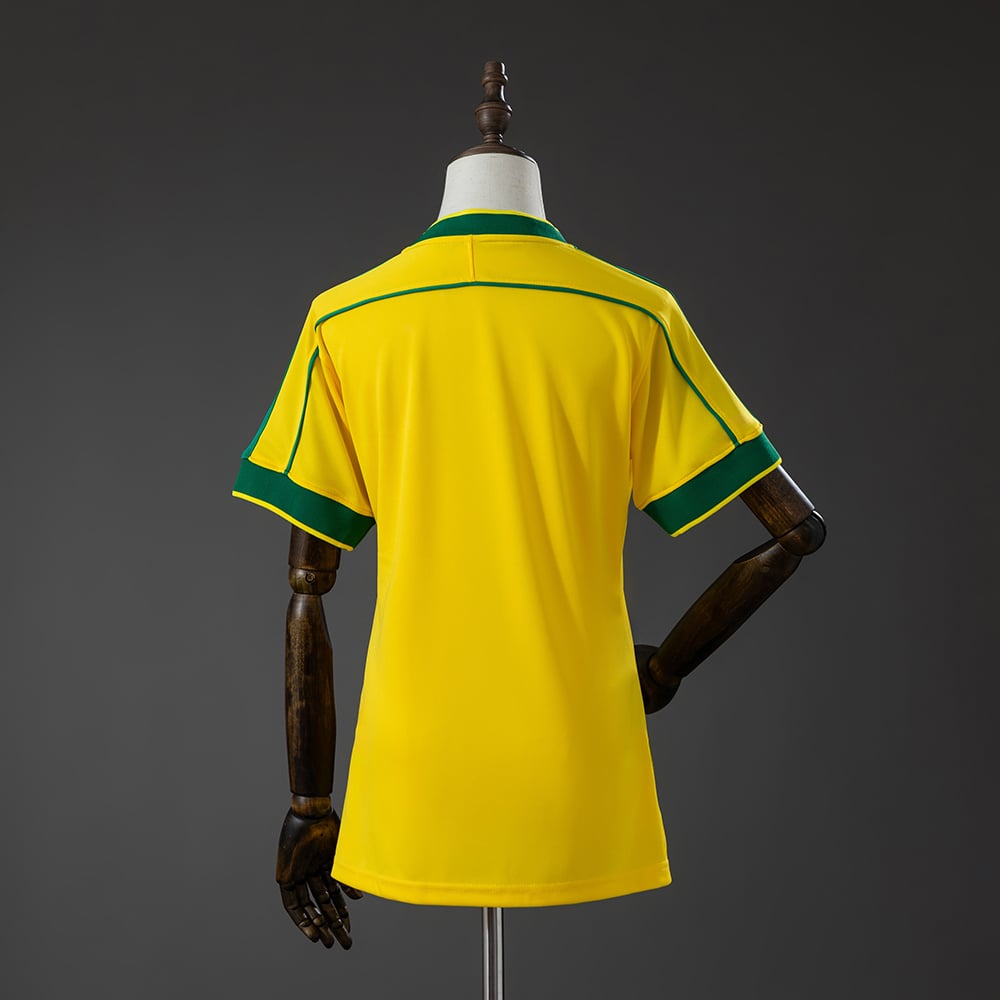 Camisola Principal Brasil 1998 Retro Feminina - Vista 2