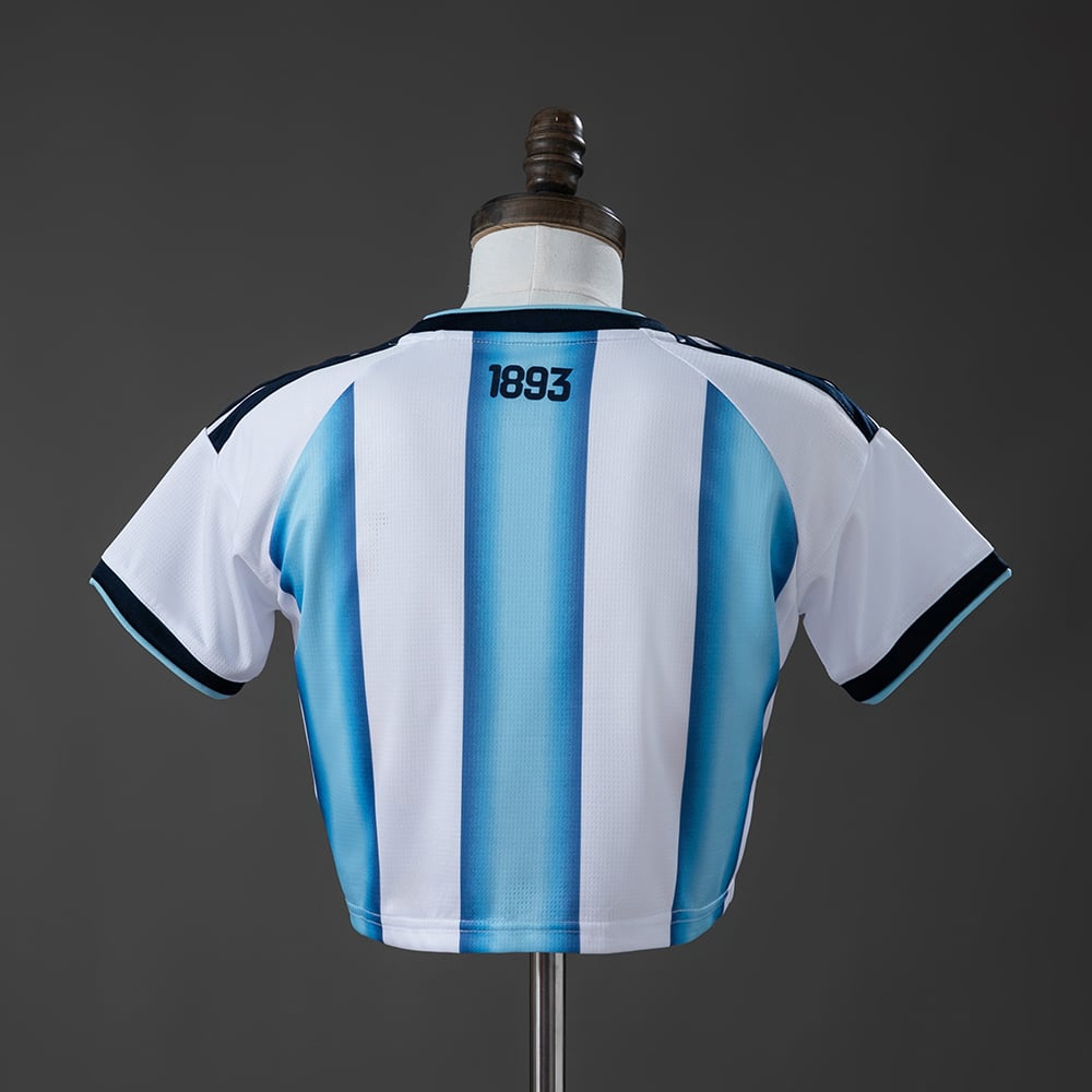 Camisola Principal Argentina Crop Top Feminina 2026 - Vista 2