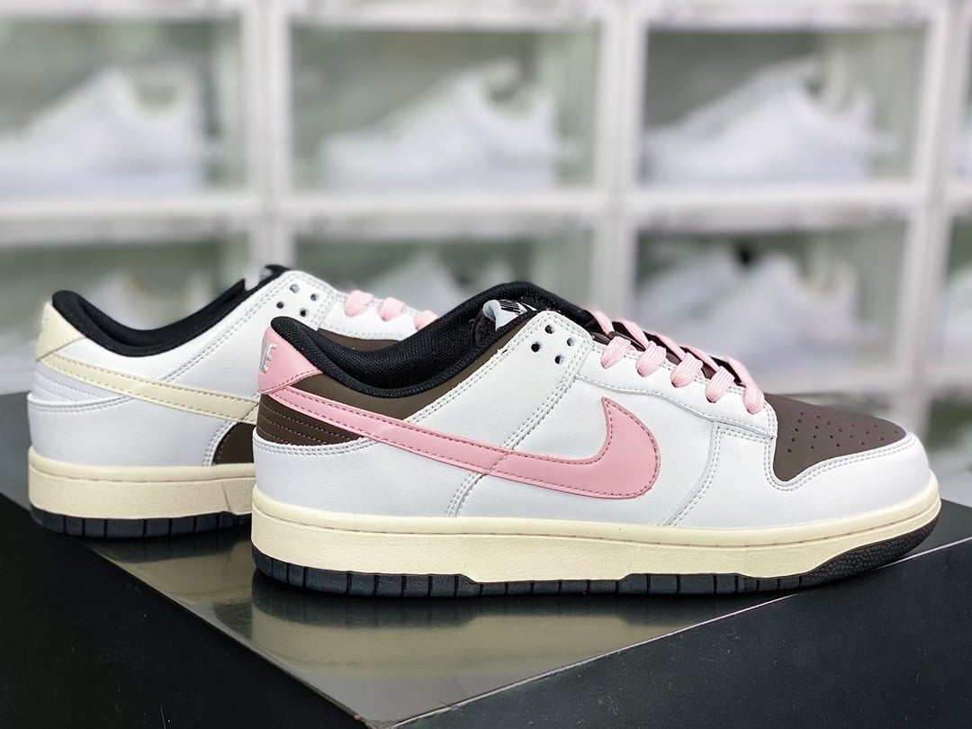 NK Dunk Low Creme Vermelho Valentine - Vista 2