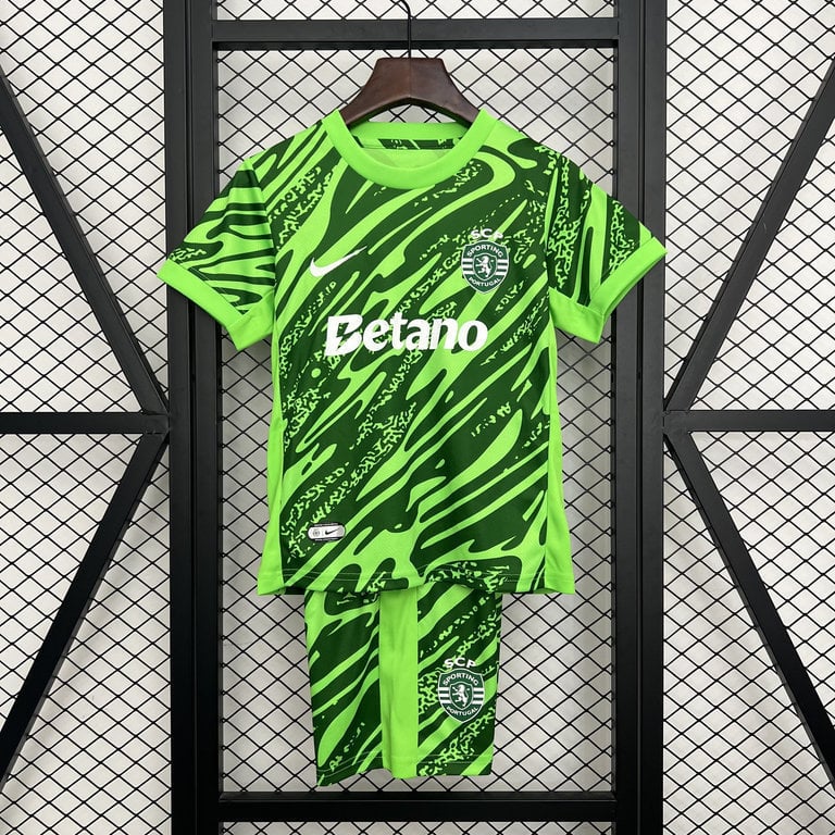 Kit Criança Guarda-Redes Sporting CP 2025/26 - Verde - Vista 11