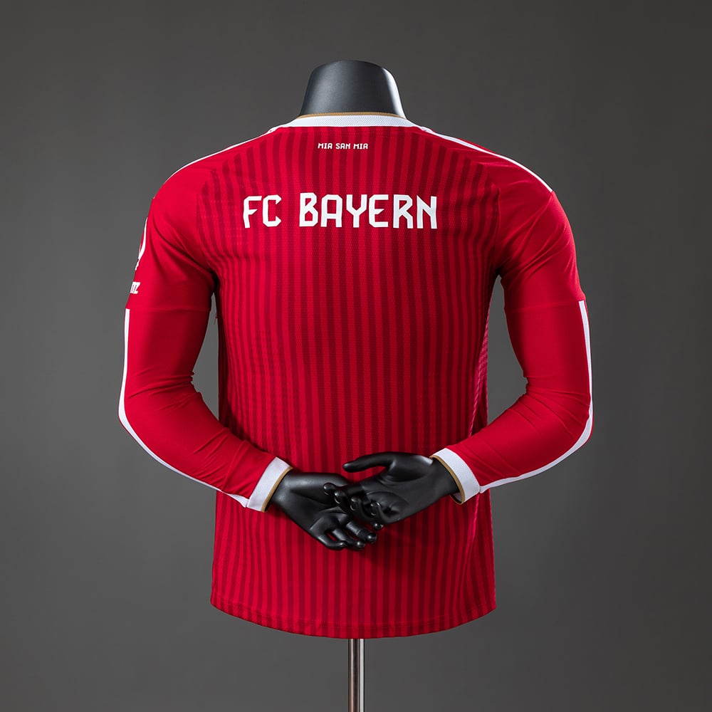 Camisola Bayern de Munique 2026/2027 Principal Versão Jogador Manga Comprida - Vista 2