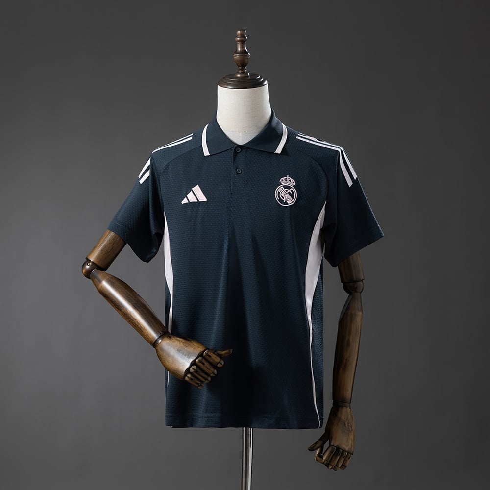 Polo Real Madrid 2025/26 preto - Vista 1