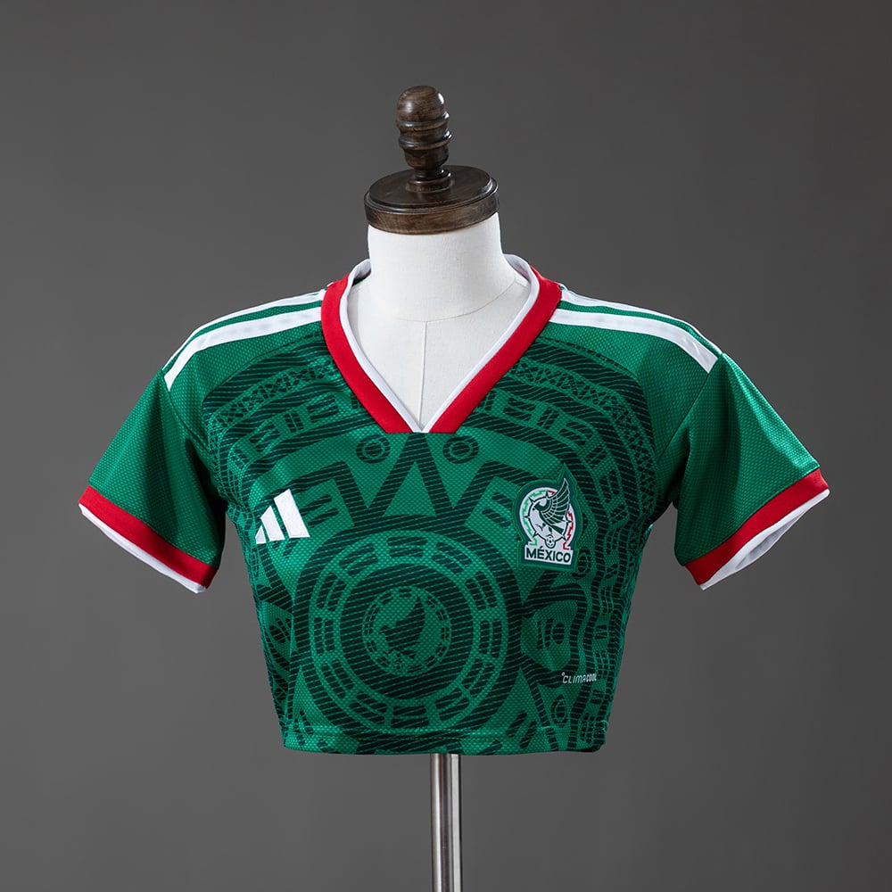 Camisola Principal México Crop Top Feminina 2026 - Vista 1