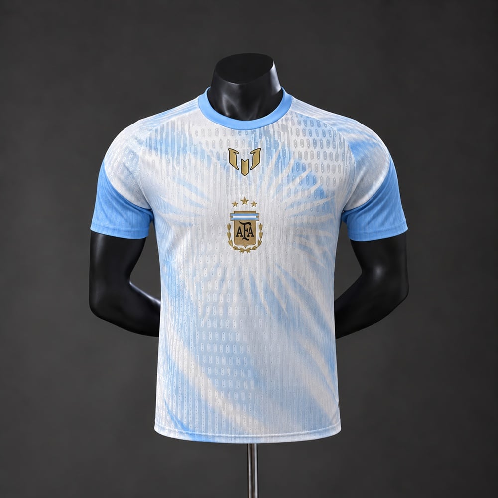 Camisola Argentina 2026 Jogador Comemorativa Branca - Vista 1