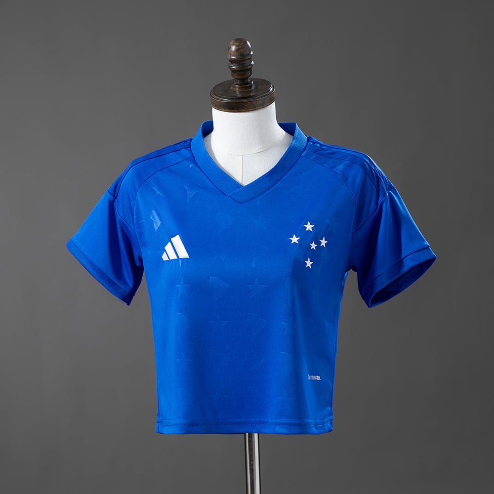Camisola Cruzeiro 2026/2027 Crop Top Mulher - Vista 1