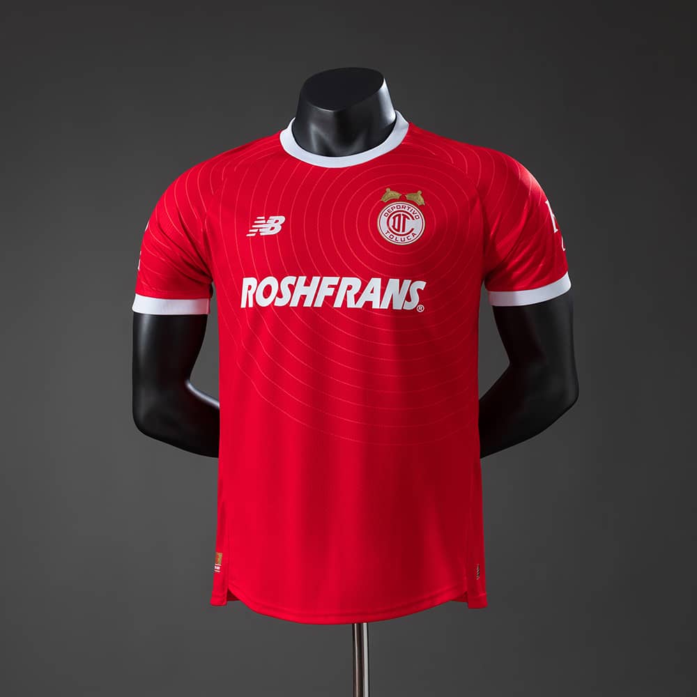 Camisola Principal Deportivo Toluca Versão Jogador 2026/2027