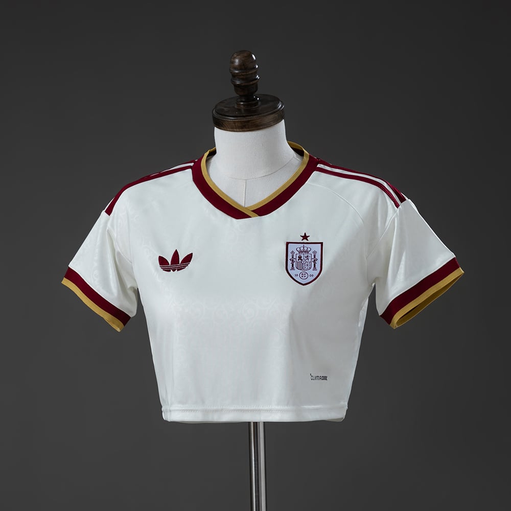 Camisola fora Espanha Crop Top Feminina 2026 - Vista 1