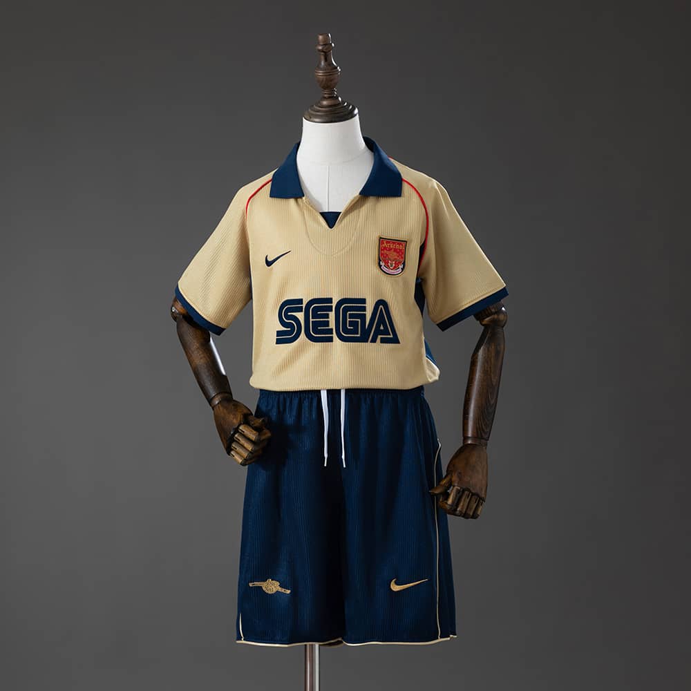 Camisola Fora Retro Arsenal 2001/2002 Criança