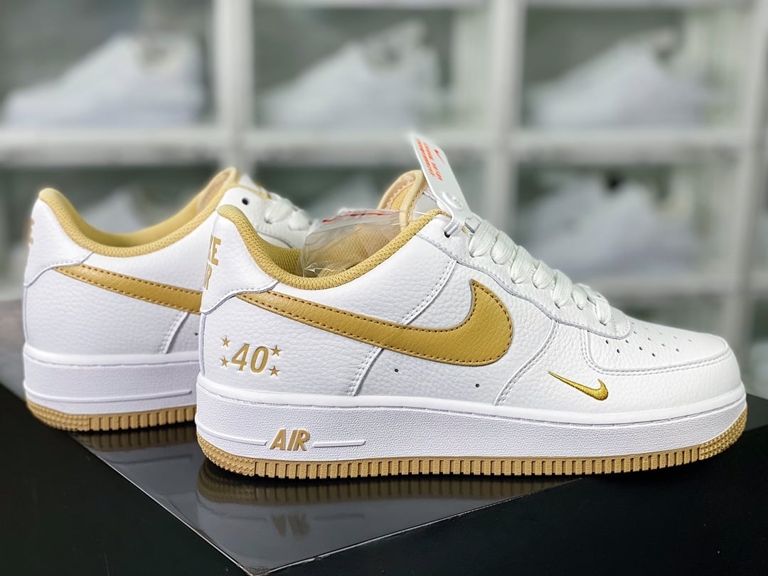 Nike 40th Anniversary Branco e Royal Amarelo Hook - Vista 2