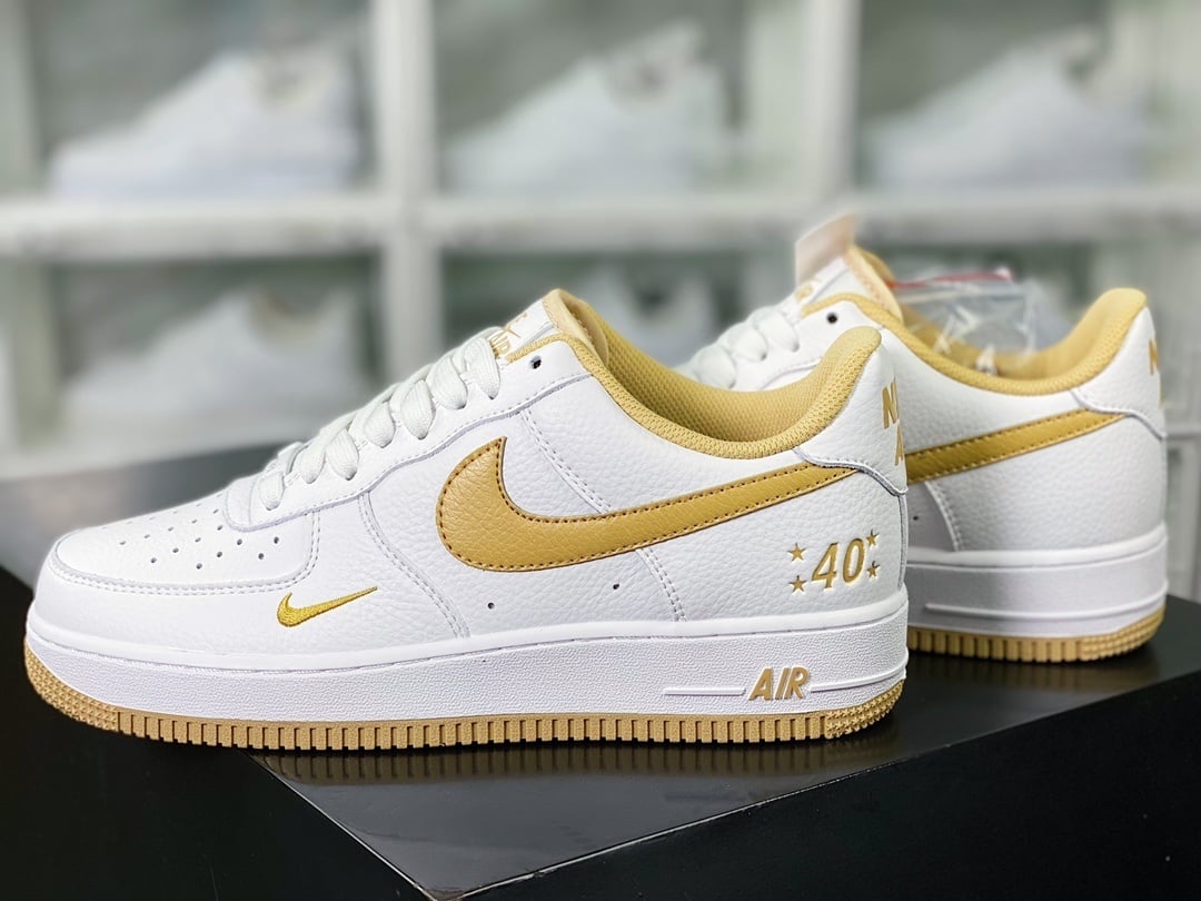 Nike 40th Anniversary Branco e Royal Amarelo Hook - Vista 3