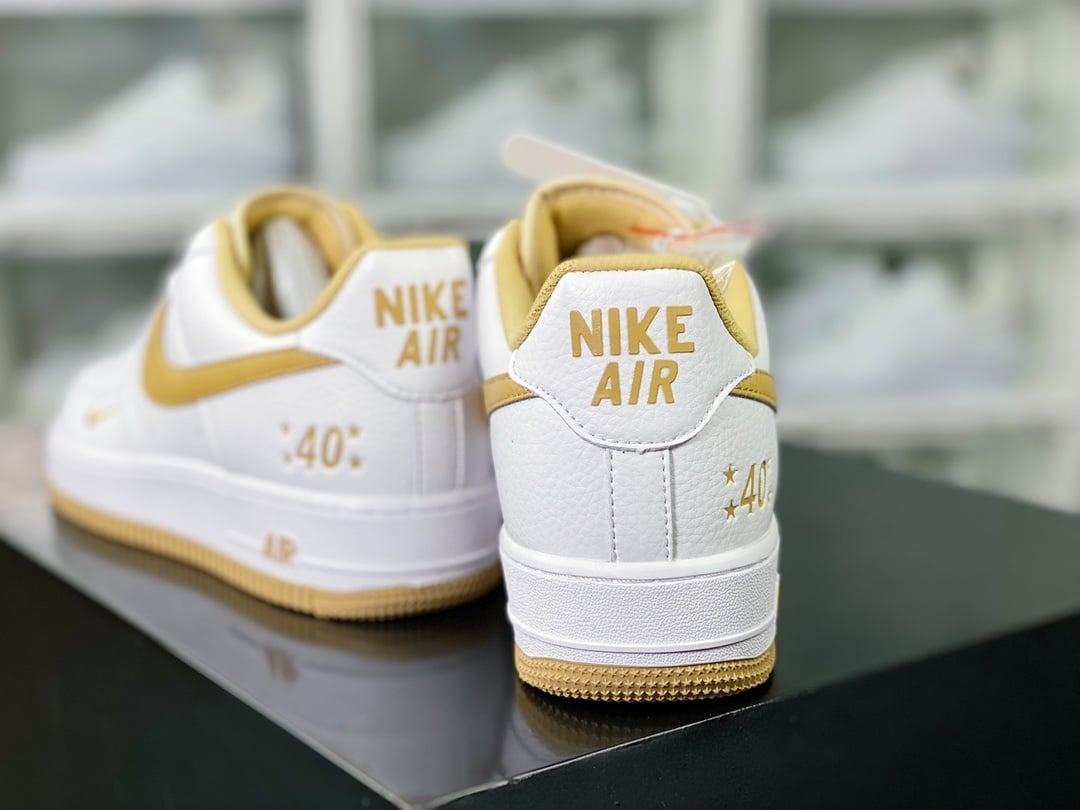 Nike 40th Anniversary Branco e Royal Amarelo Hook - Vista 4