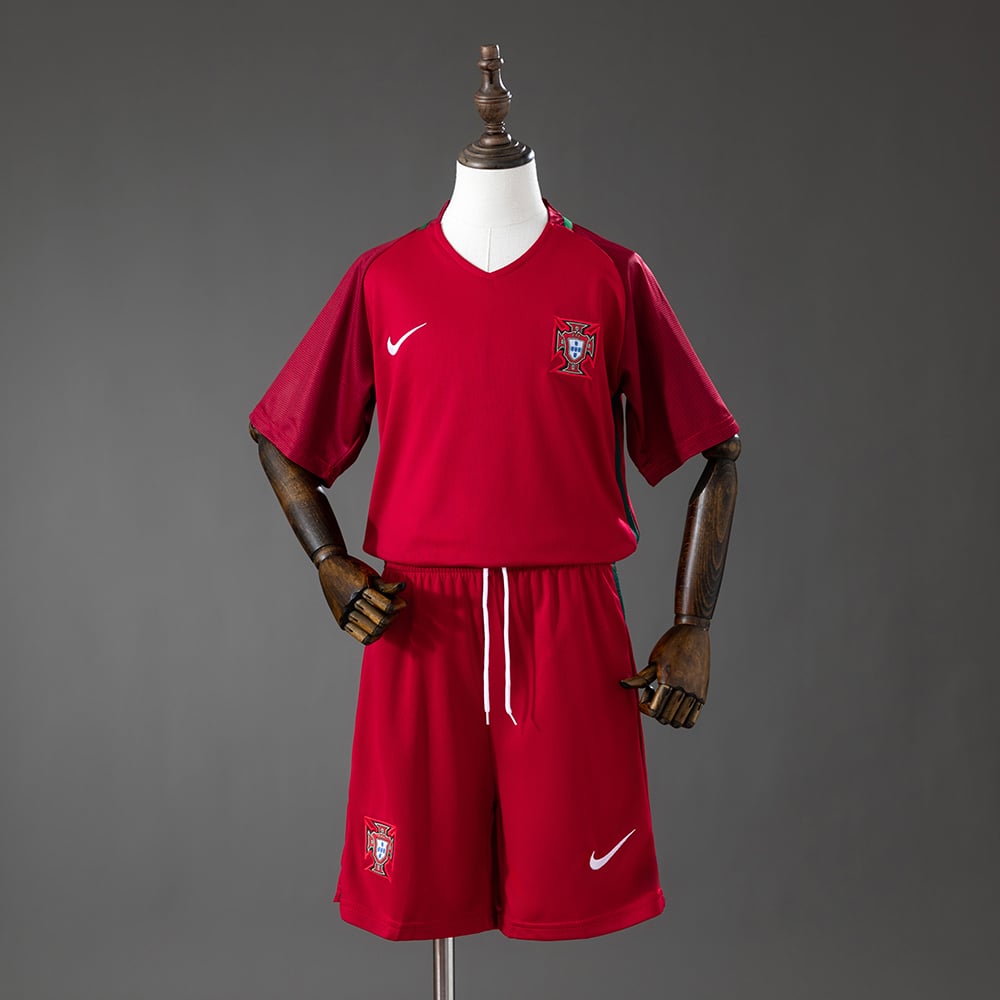 Camisola Principal Retro Portugal 2016/2017 Criança - Vista 1