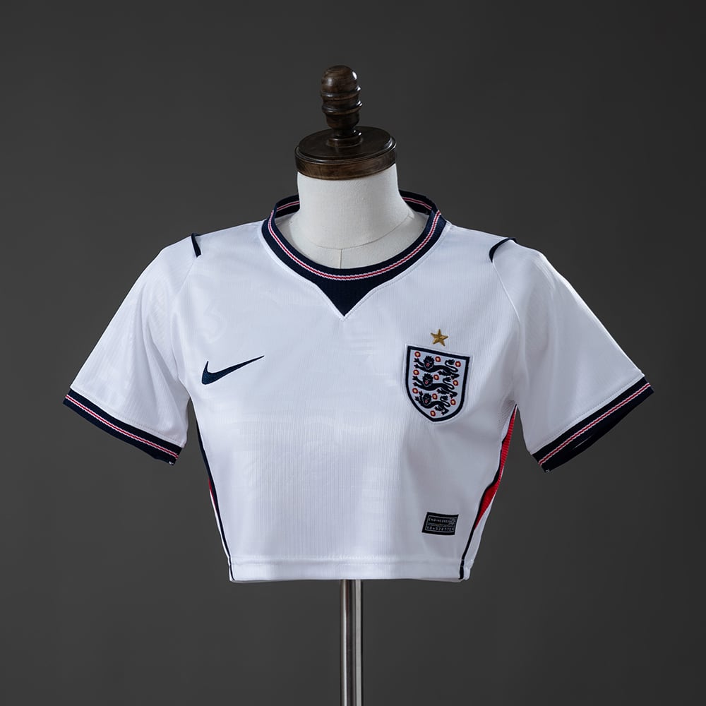 Camisola Principal Inglaterra Crop Top Feminina 2026 - Vista 1