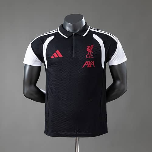 Polo de Treino Liverpool 2026/2027 Preto Versão Jogador