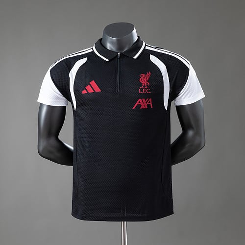 Polo de Treino Liverpool 2026/2027 Preto Versão Jogador - Vista 1