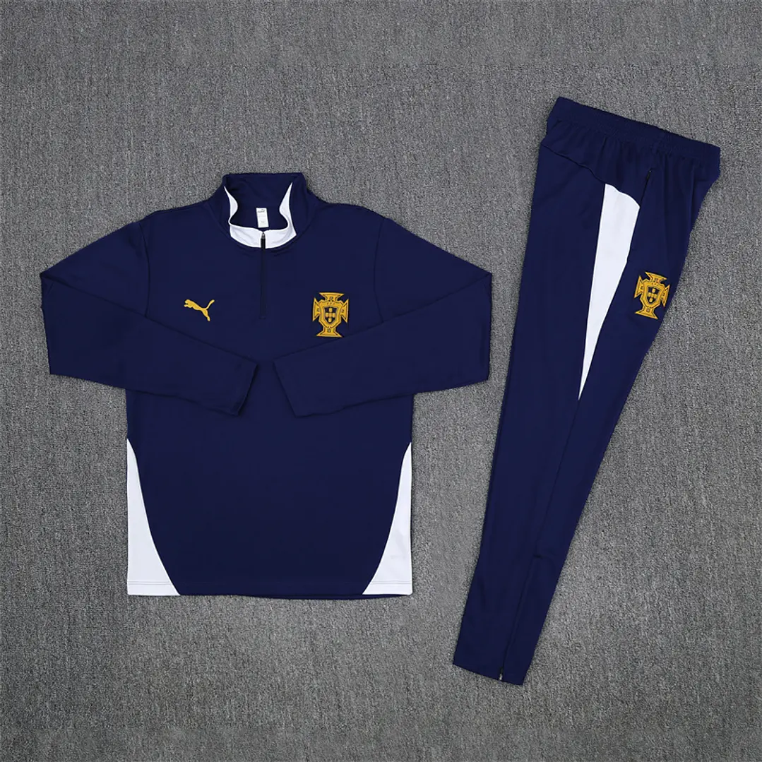 Fato de Treino Seleção Portugal 2025 Unissexo Azul - Vista 1