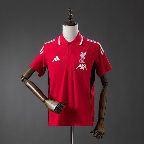 Polo vermelho Liverpool 2025/26 - Vista 1