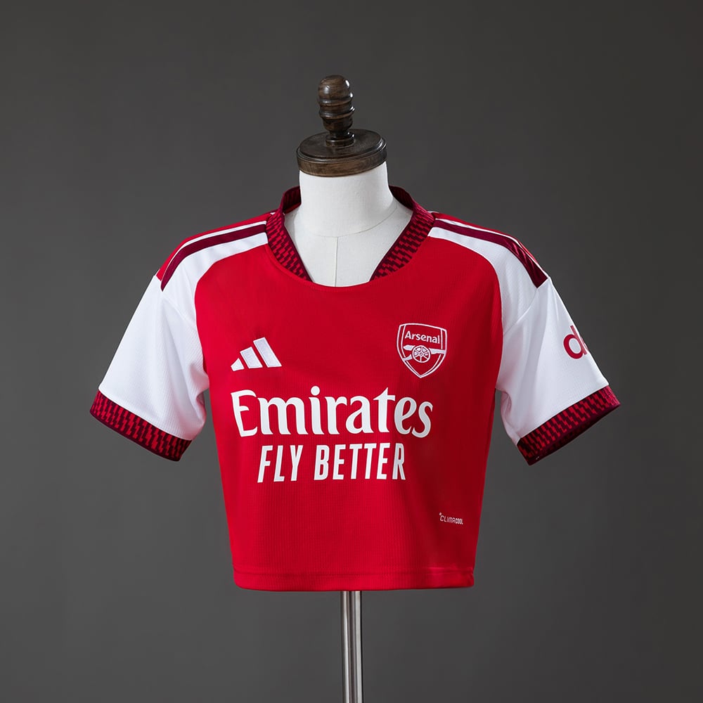 Camisola Arsenal 2026/2027 Principal Match Feminina Crop - Vista 1
