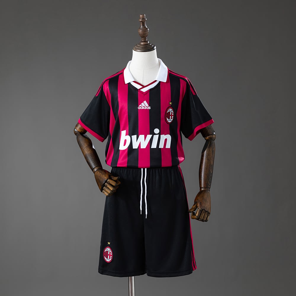 Camisola Principal Retro AC Milan 2009/2010 Criança - Vista 1