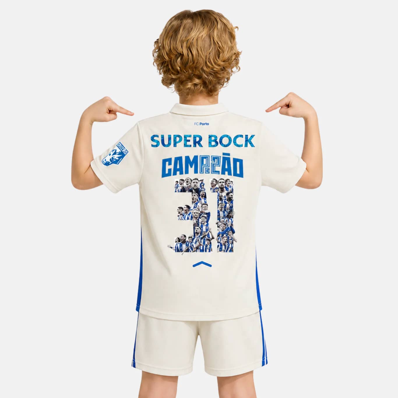 Kit Criança FC Porto Terceiro Campeão 31 2025/26