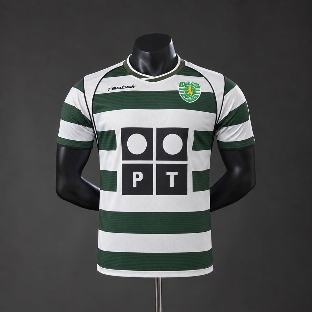 Camisola Retro Sporting 2001/2003 Versão Jogador - Vista 1
