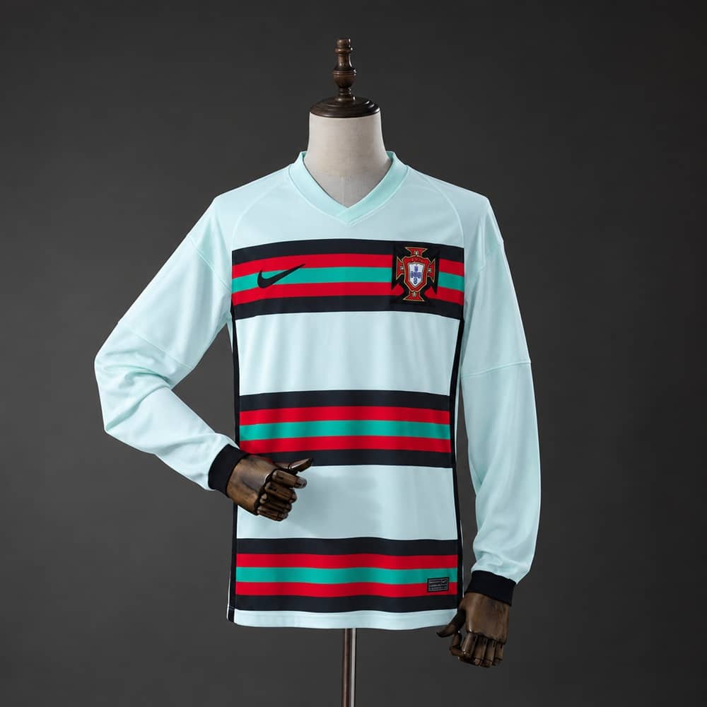 Camisola Portugal 2020 Alternativa Retro Manga Comprida