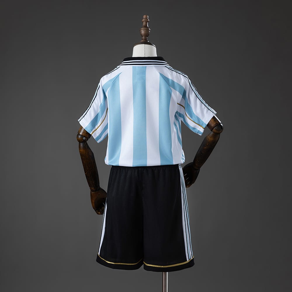 Camisola Principal Retro Argentina 1998 Criança - Vista 2