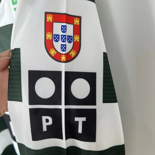 Camisola Retro Sporting 01/03 Manga comprida - Vista 5