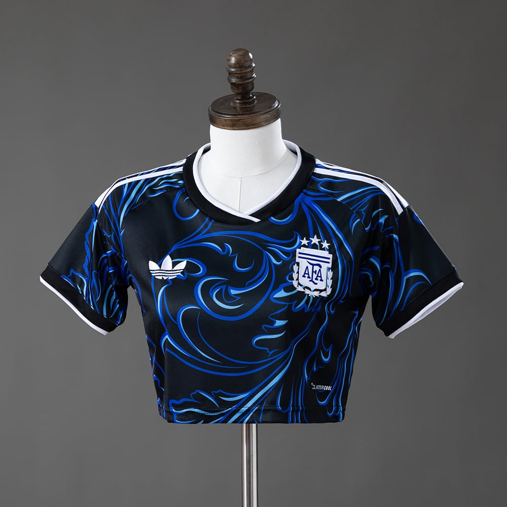 Camisola Fora Argentina Crop Top Feminina 2026 - Vista 1