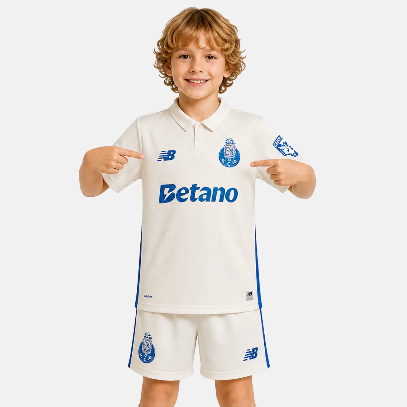 Kit Criança FC Porto Terceiro Campeão 31 2025/26 - Vista 2