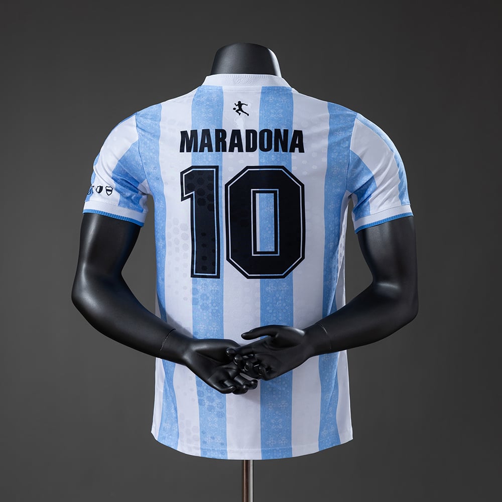 Camisola Edição Especial Maradona #10 Argentina Versão Jogador - Vista 2