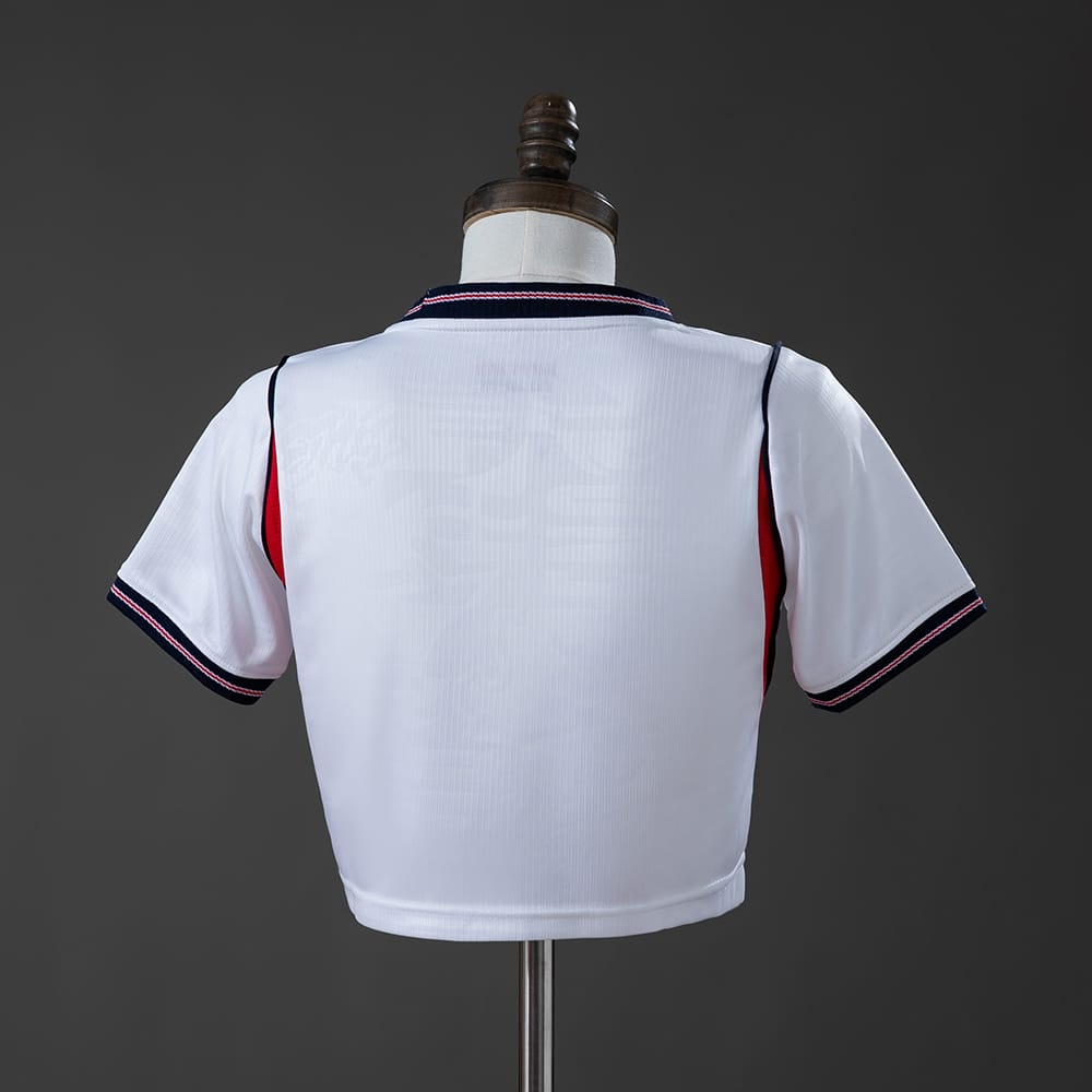 Camisola Principal Inglaterra Crop Top Feminina 2026 - Vista 2
