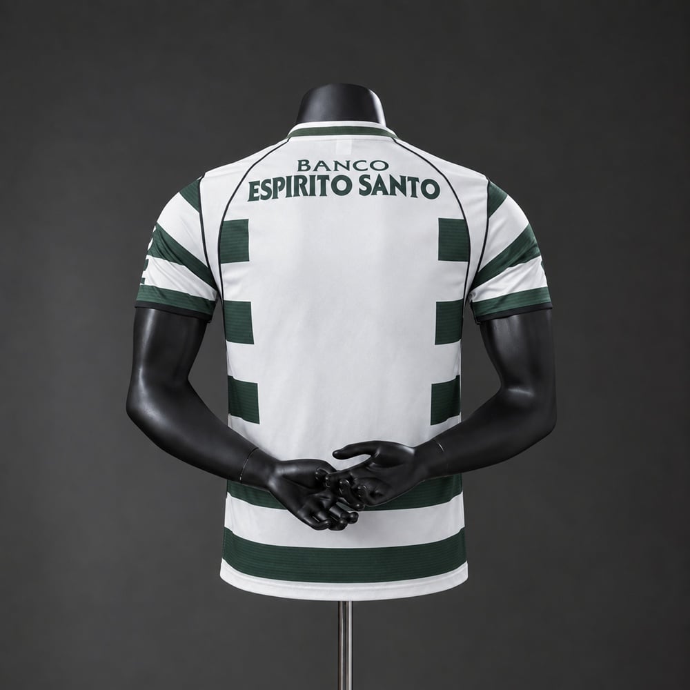 Camisola Retro Sporting 2001/2003 Versão Jogador - Vista 2