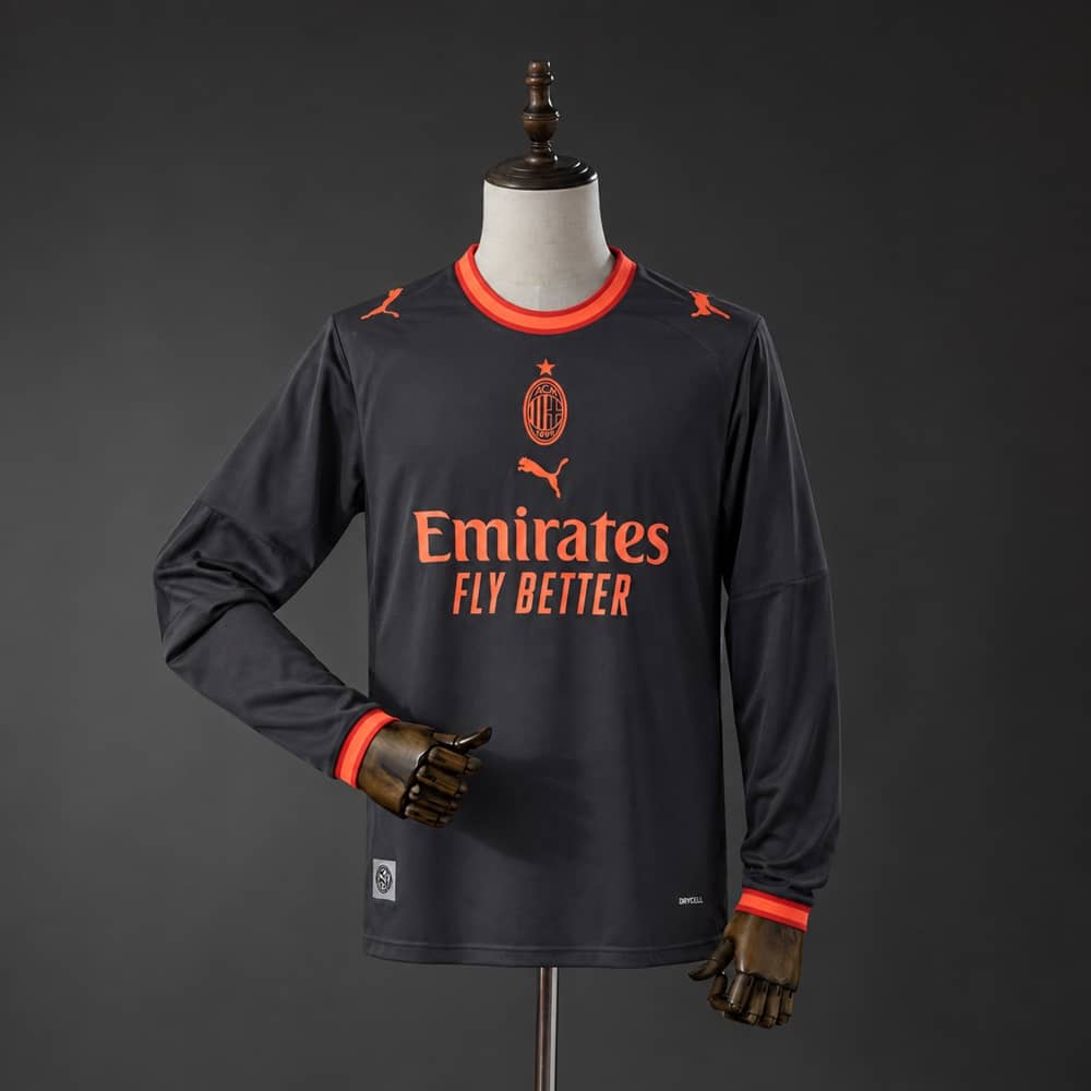 Camisola AC Milan 2026/2027 Terceira Manga Comprida