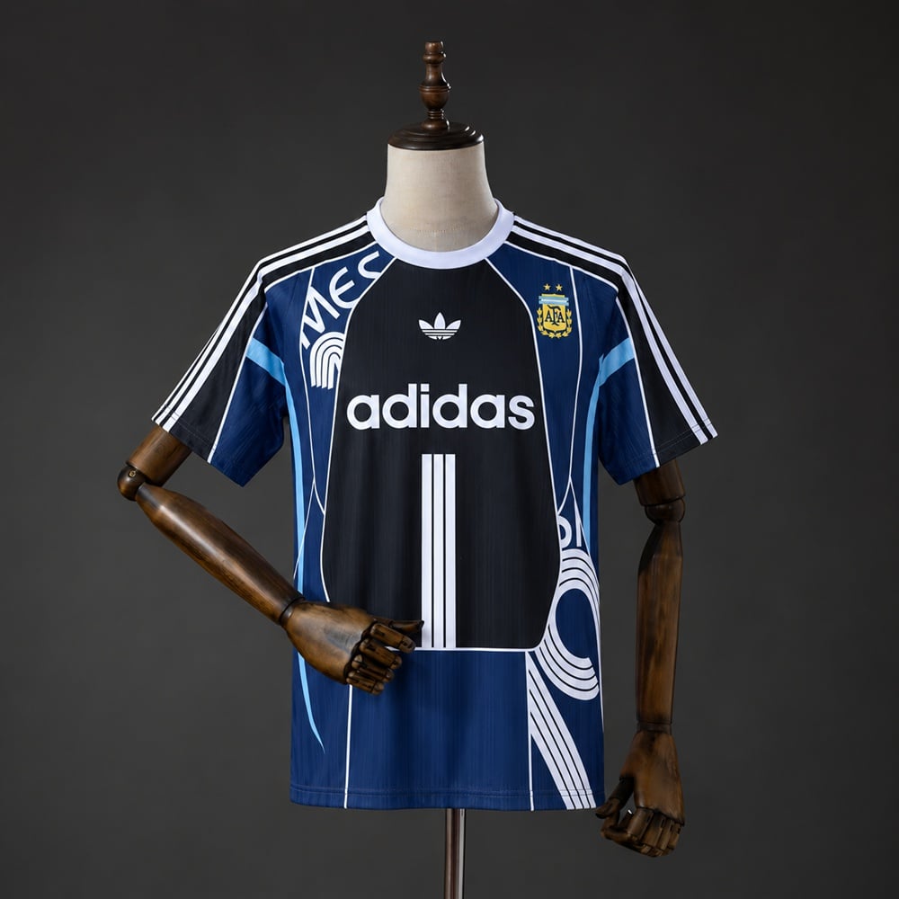 Camisola Argentina 2026/2027 Adidas Trefoil Preta - Vista 1