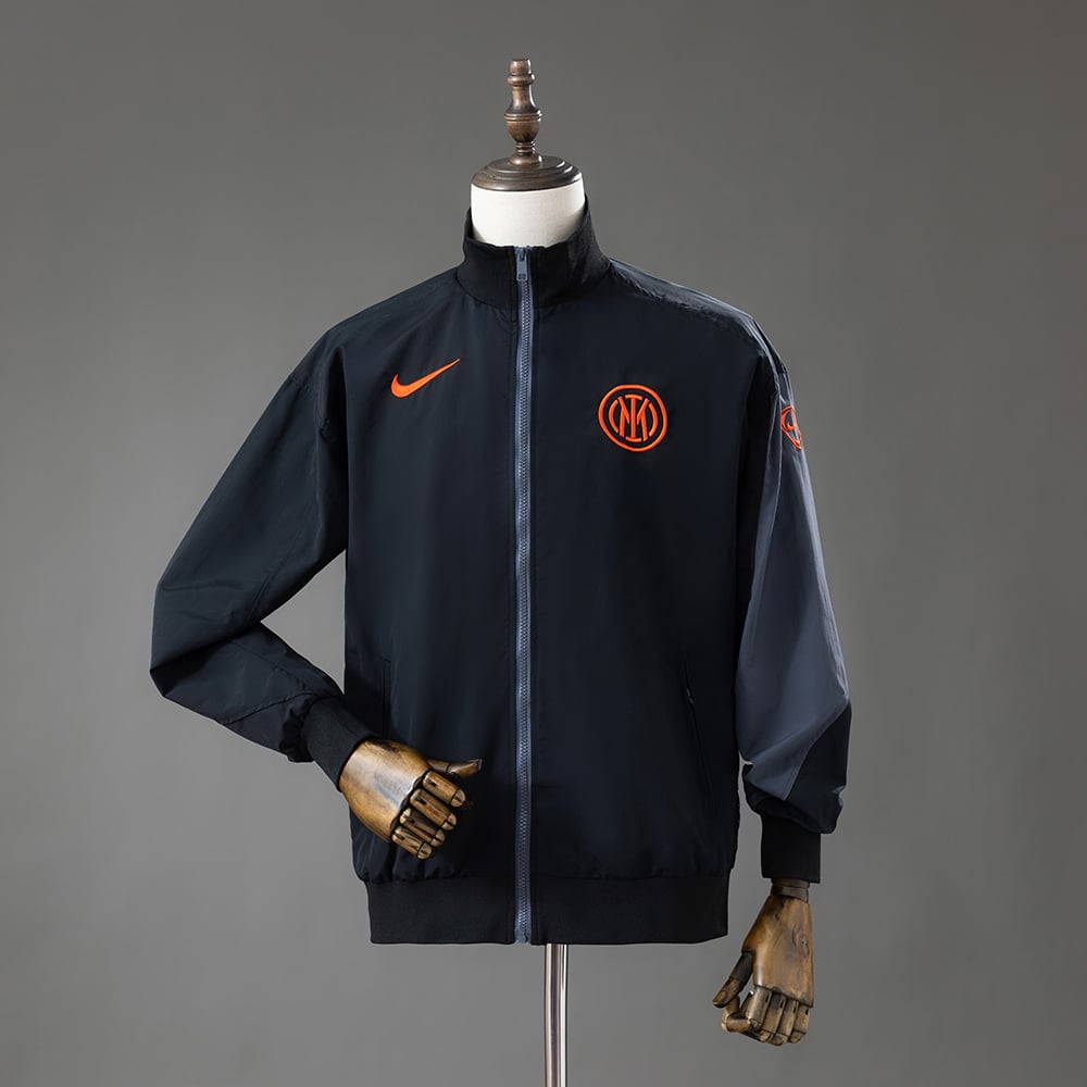 Casaco Inter de Milão 2025/2026 Terceiro Windbreaker Preto - Vista 1