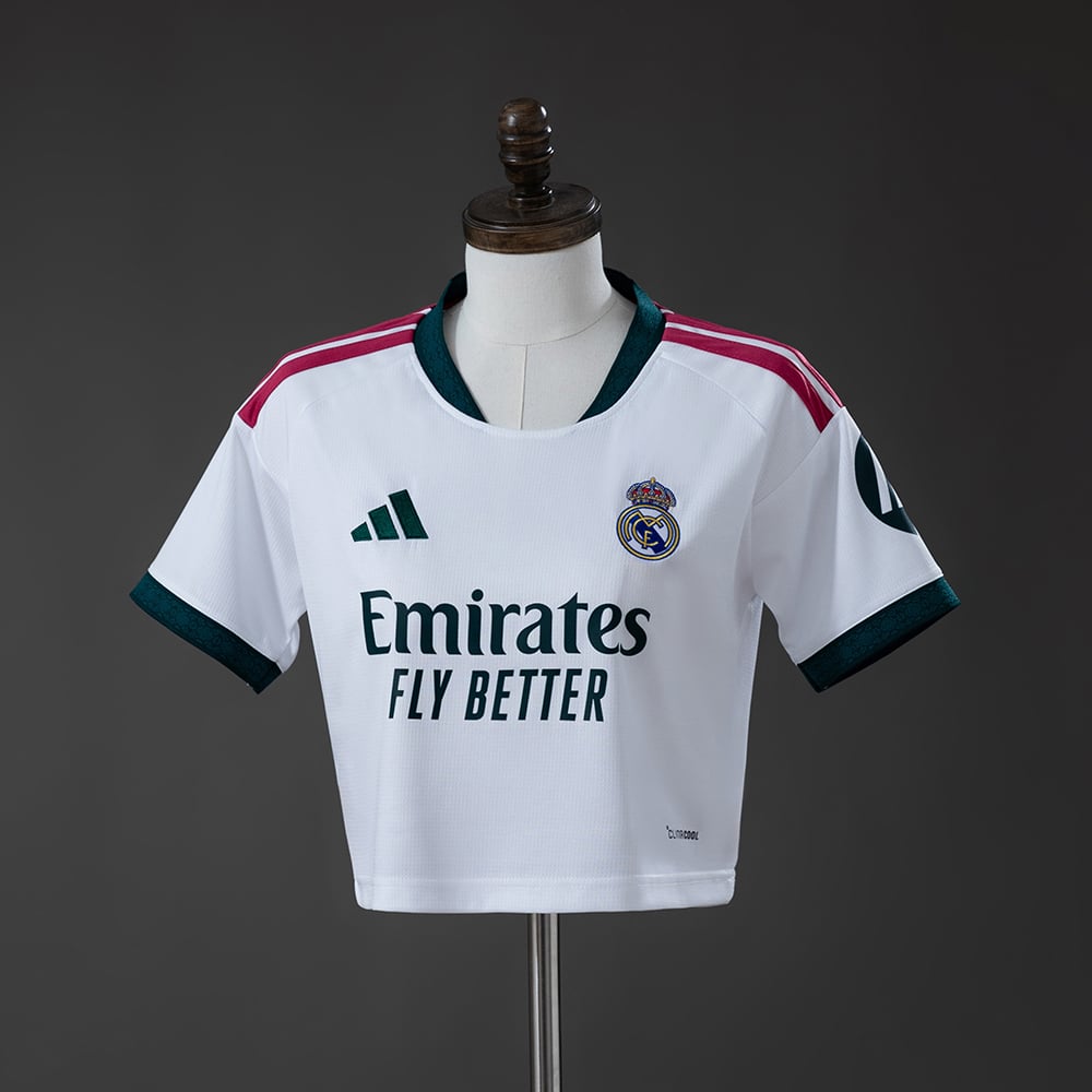 Camisola Real Madrid 2026/2027 Principal Feminina Crop - Vista 1
