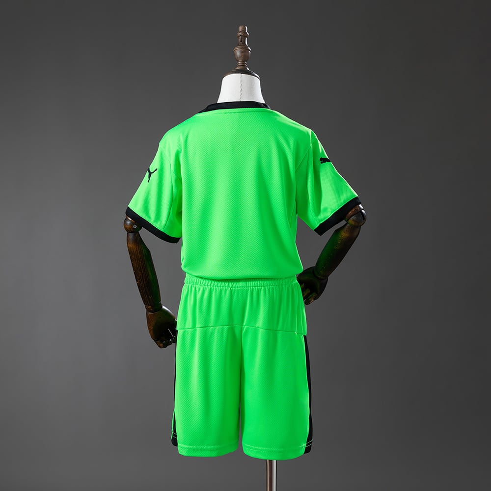 Camisola Principal Portugal Verde Fluorescente 2026 Criança - Vista 2