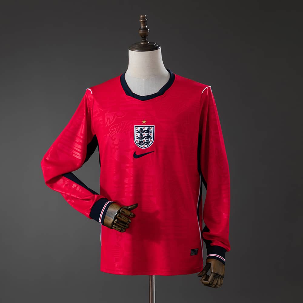 Camisola Fora Inglaterra 2026 Manga Comprida
