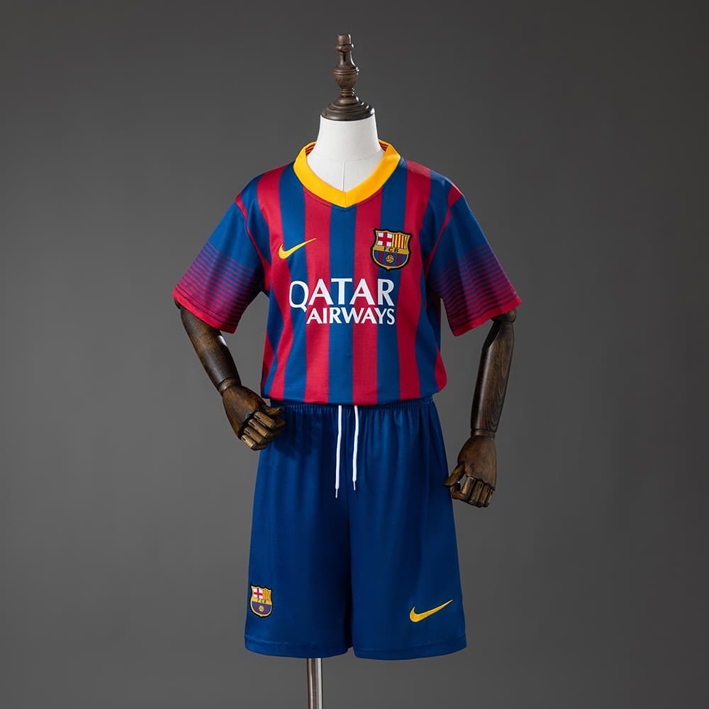 Kit Crianca FC Barcelona Principal 2013/2014