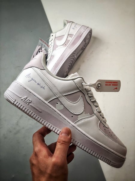Air Force 1 '07 Love Branco e Roxo - Vista 7